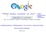 Screenshot of Google's homepage